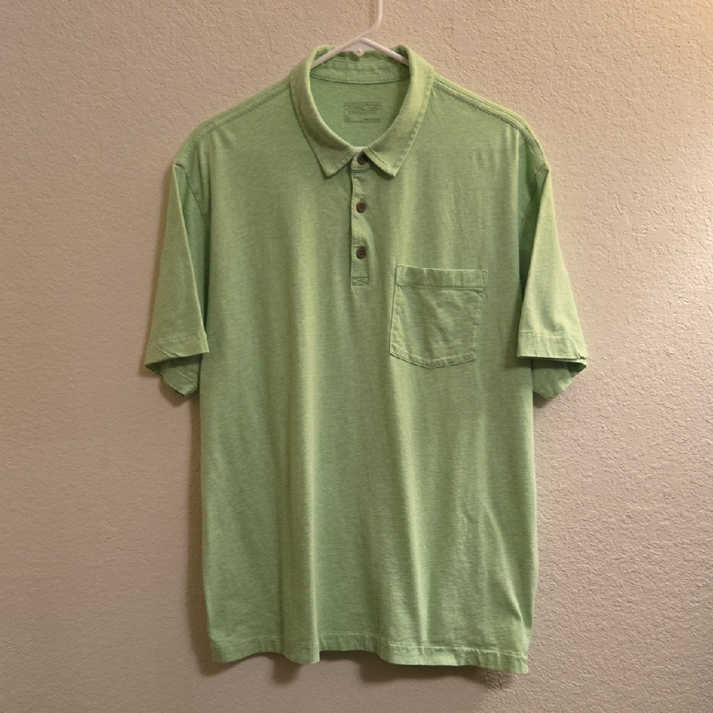 Patagonia Lime Green Polo Shirt - XL